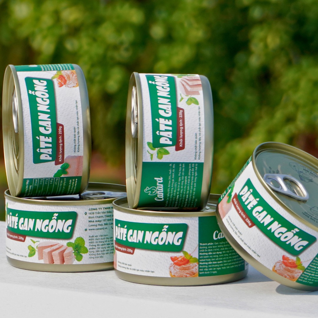 Combo 5 lon Pâté Gan Ngỗng Canard – Món quà ẩm thực Pháp sang trọng